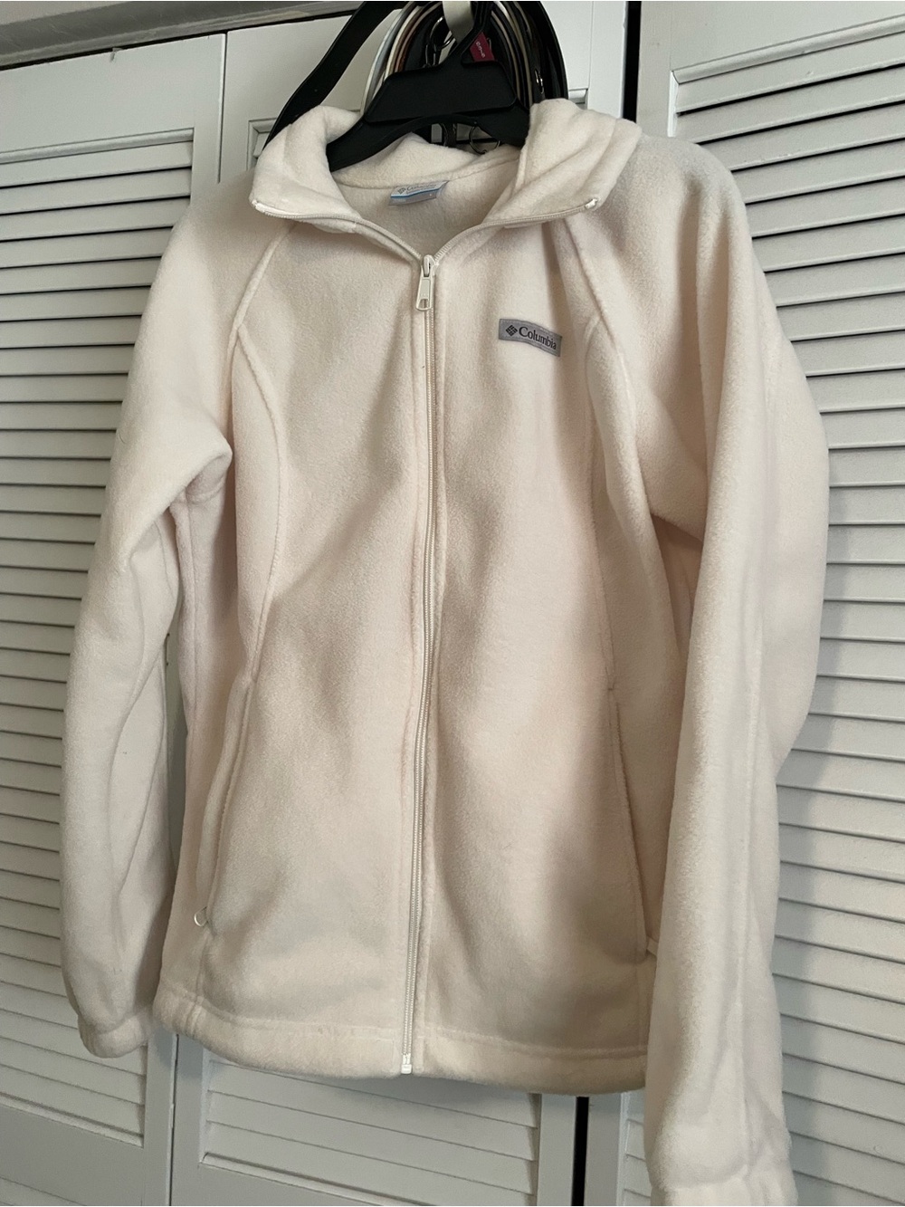 Columbia Cream Sherpa Fleece Jacket